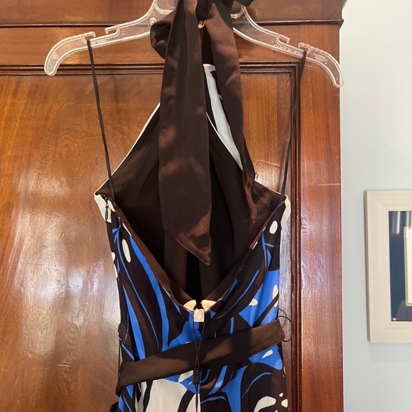 NWT Reiss Erin Palm Print Midi Dress -  Size 2 - Picture 3 of 11